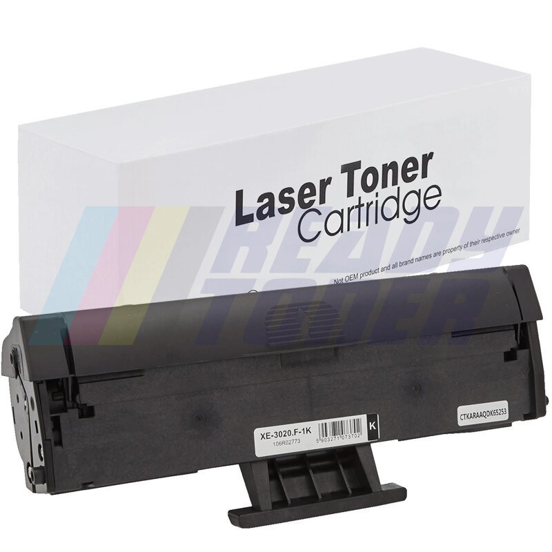 Laserový toner Xerox 3020.F (106R02773 / 3020 / 30) nový čip, black (čierna), kompatibilný